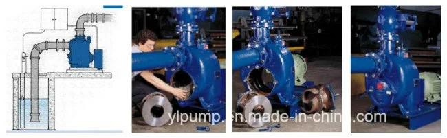 3 Inch Diesel Engine Driven Self Priming/Mine/Sewage/Trash/Slurry/Mud/Sand/Dirty Dewatering Water Centrifugal Pump